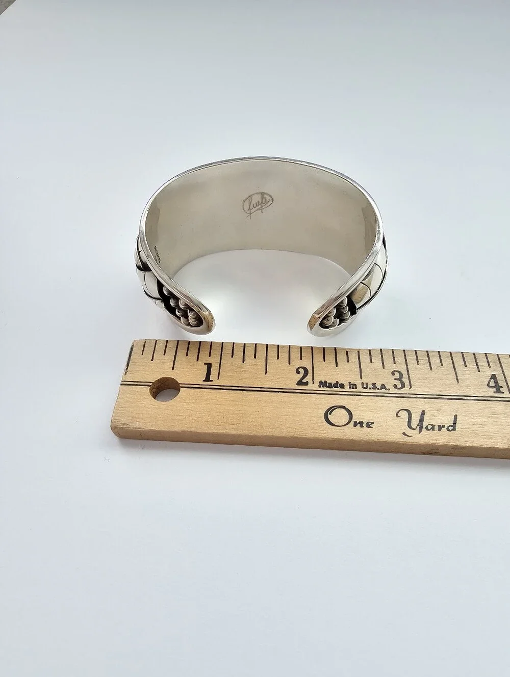 Dominique Dinouart DDD Mexico 925 Sterling Silver Leaf Cuff Bracelet New
